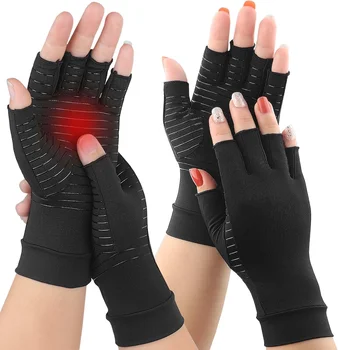 Unisex Fingerless Arthritis Gloves 1