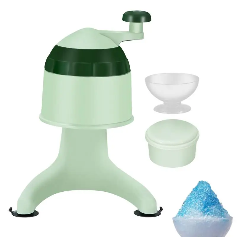 

Ice Shaver For Home Ice Crushers Machine Portable Ice Crusher Non Slip Flavored Snacks Snow Cone Machine For Kids Adults