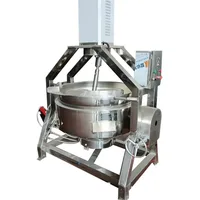 Machine industrielle de cuisson de Sauce, Pot planétaire inclinable automatique, bouilloire électrique à gaine à gaz avec mélangeur à gratter inférieur 1