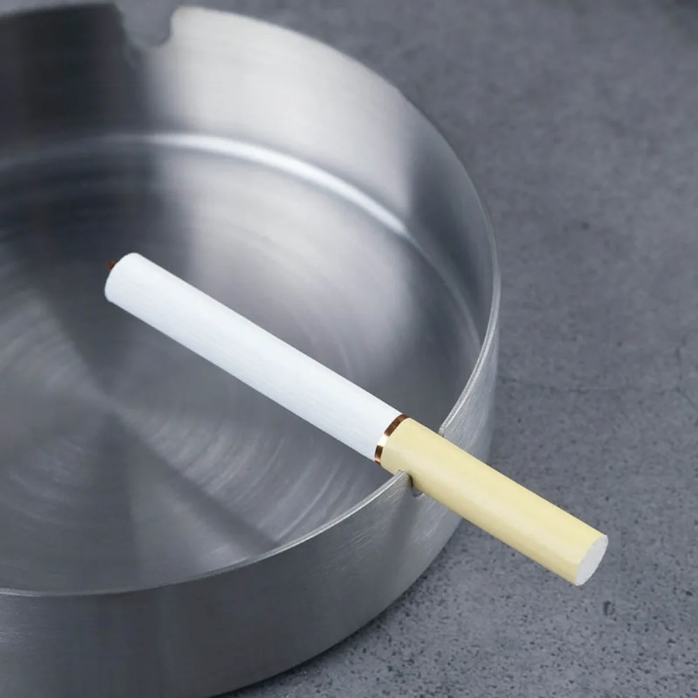Stainless Steel Metal Ashtray 8cm Round Cigarette Accessories Smoker
