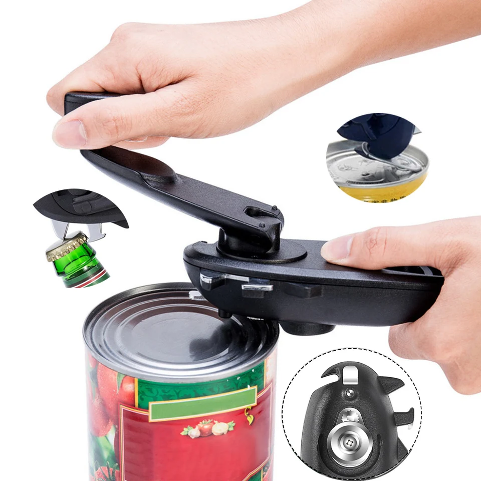 2023 Best Can Opener Kitchen Tools Professional Handheld Manual Stainless  Steel Can Opener Side Cut Manual Utility Can Opener - AliExpress