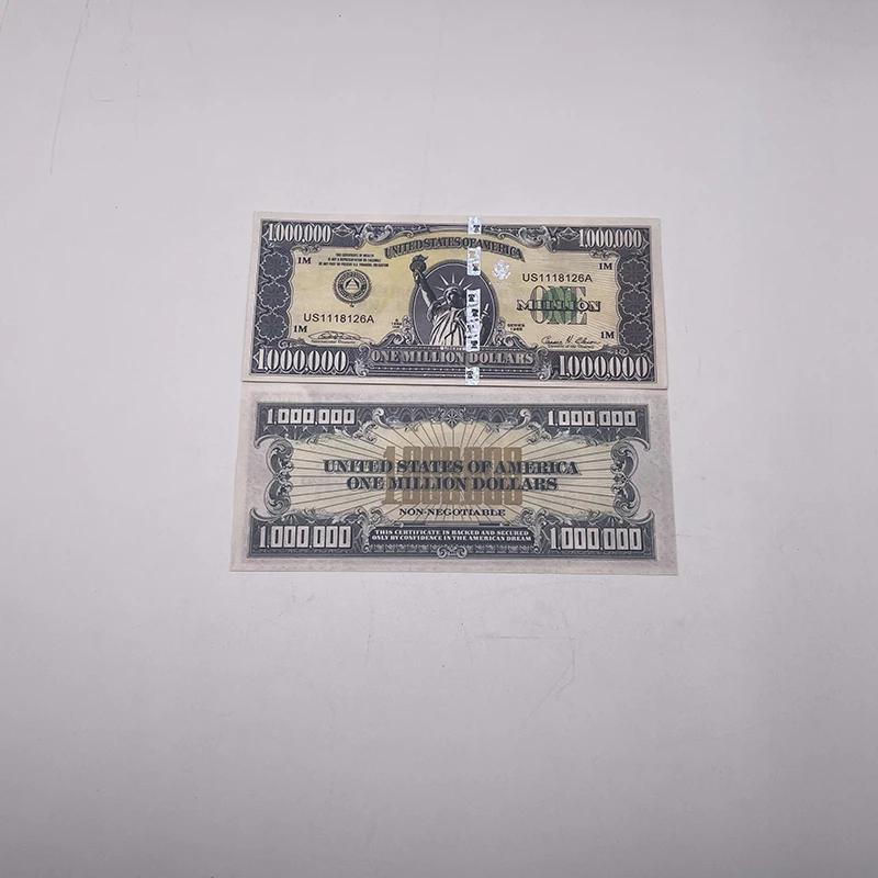 10 Banconote Ricordo Statua Della Libert&agrave; &ndash; 1 Trilione Di Dollari Con Numero Di Serie UV