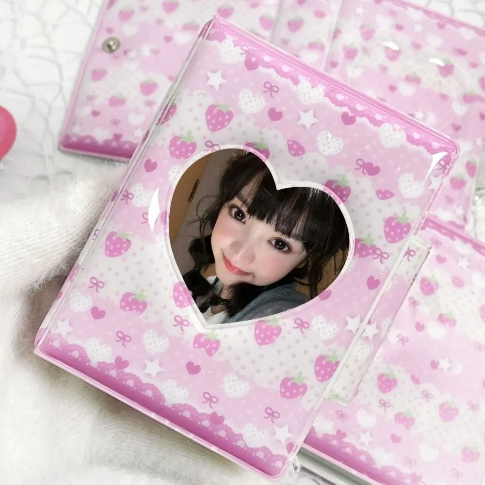Pink PVC Mini Photocard Binder Album