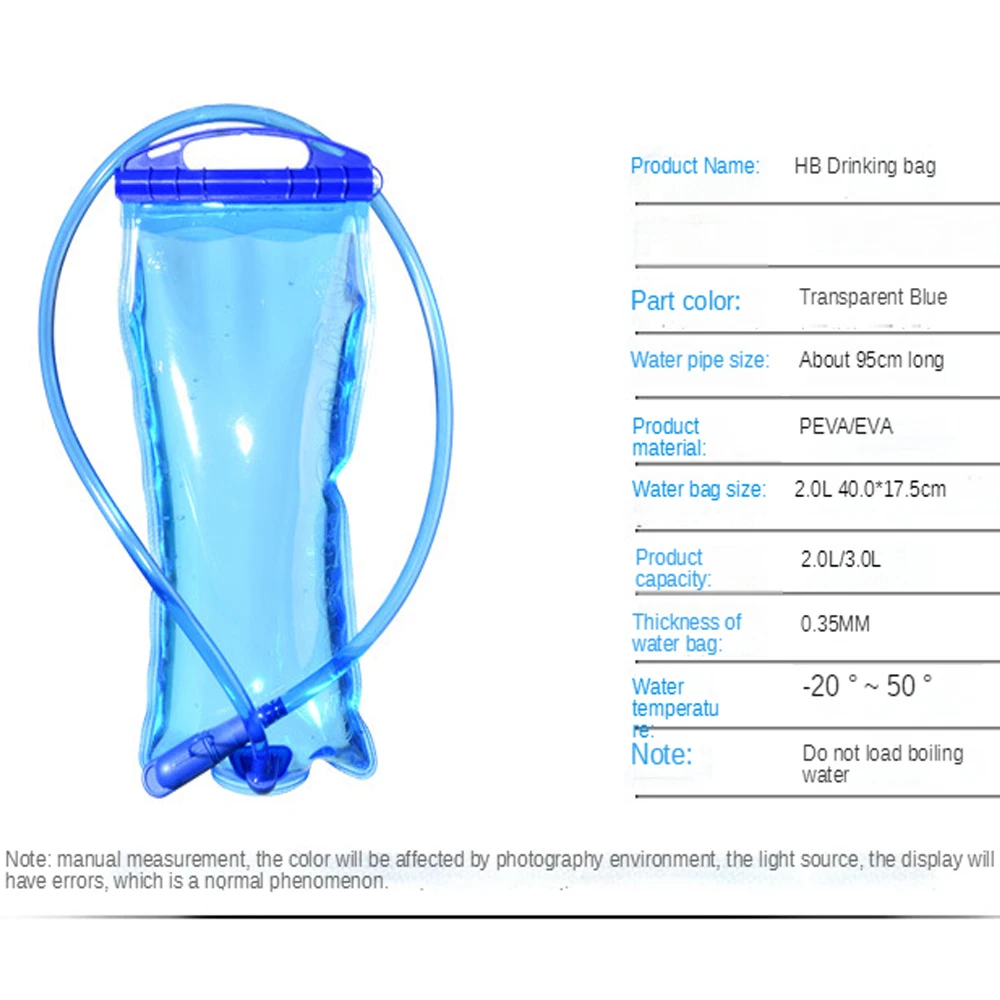 2L Water Reservoir Water Bladder Hydration Pack Vest Water Storage Bag BPA Free Running Cycling Hydration Vest Backpack waterbag 4