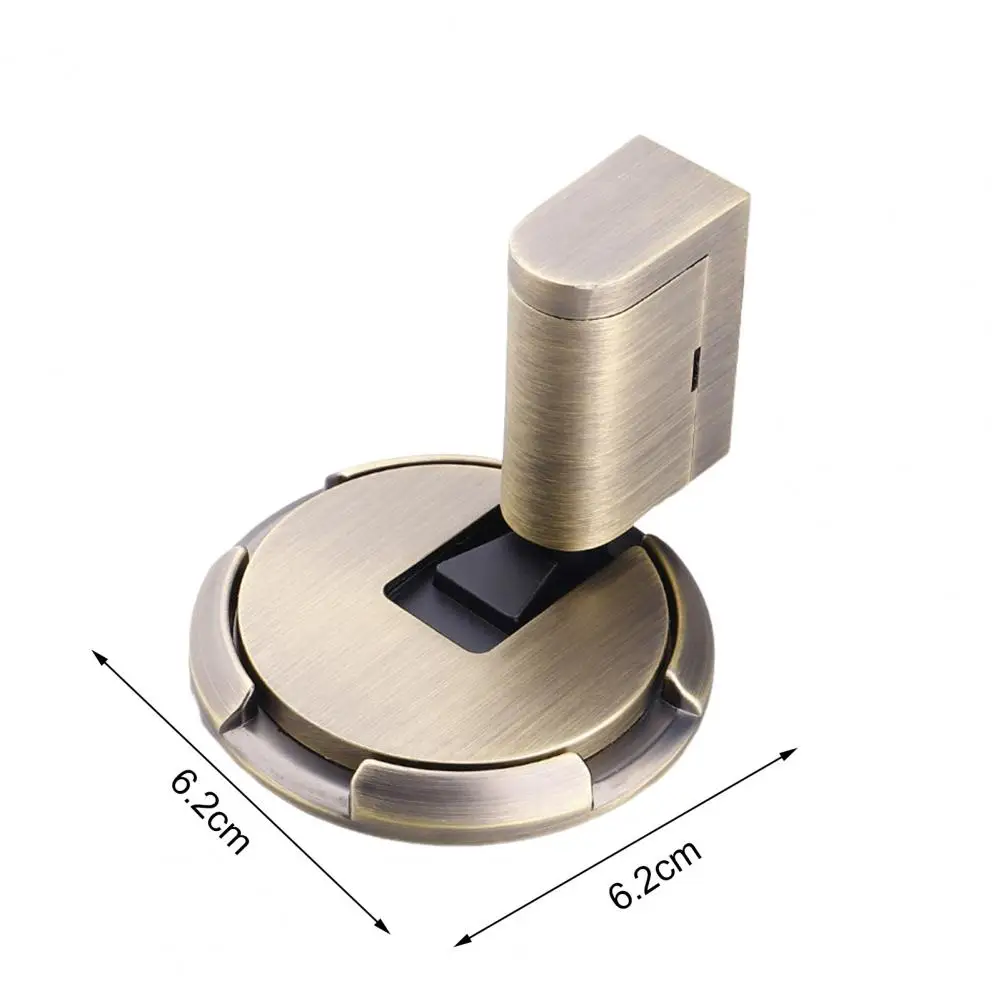 Magnetic Door Stopper No Drilling Silent Floor Door Stop Screws Adhesive Adjustable Mechanical magnetic door stopper