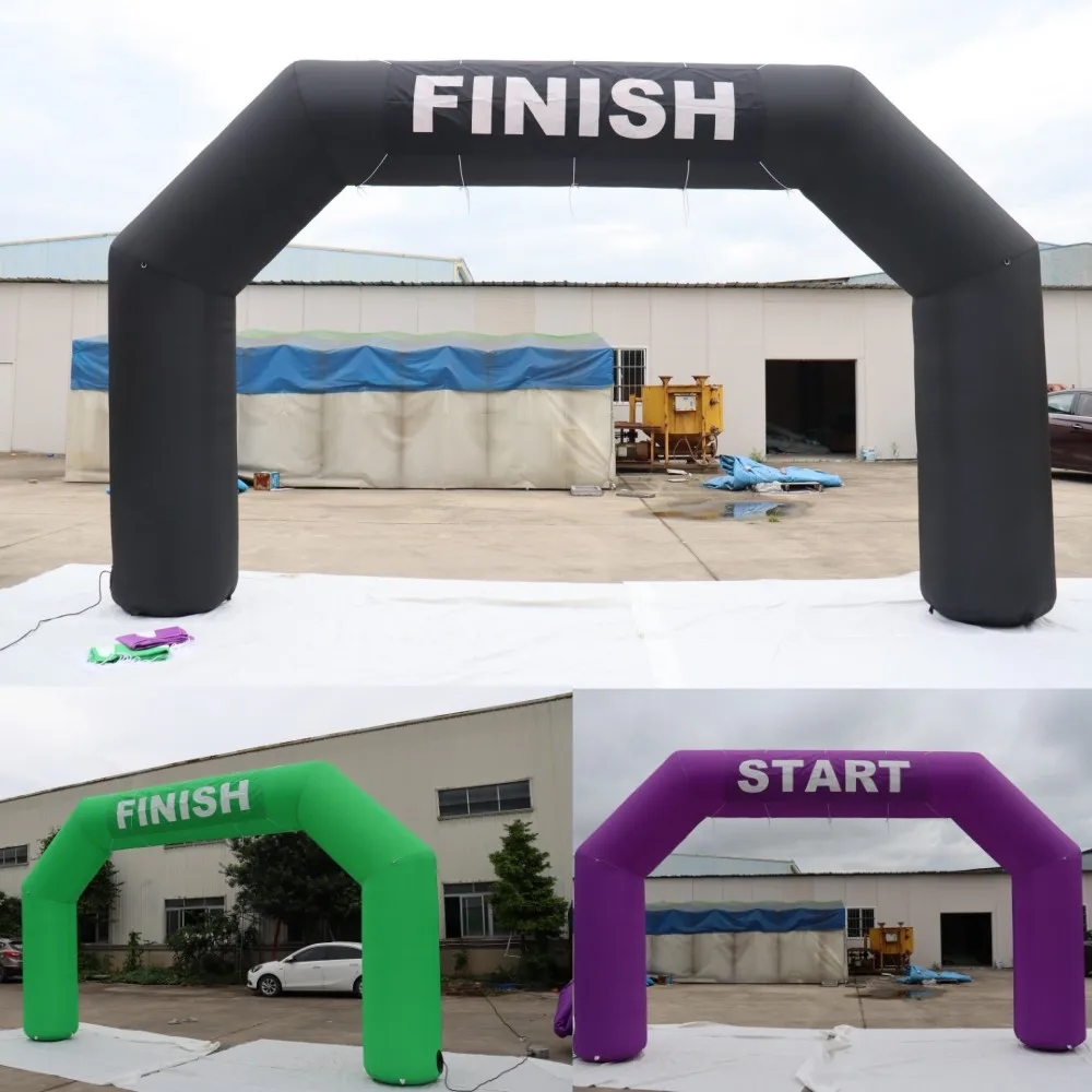 

SAYOK Multisize Sport Race Advertising Start Finish Arch Inflatable Archway for Outdoor Games