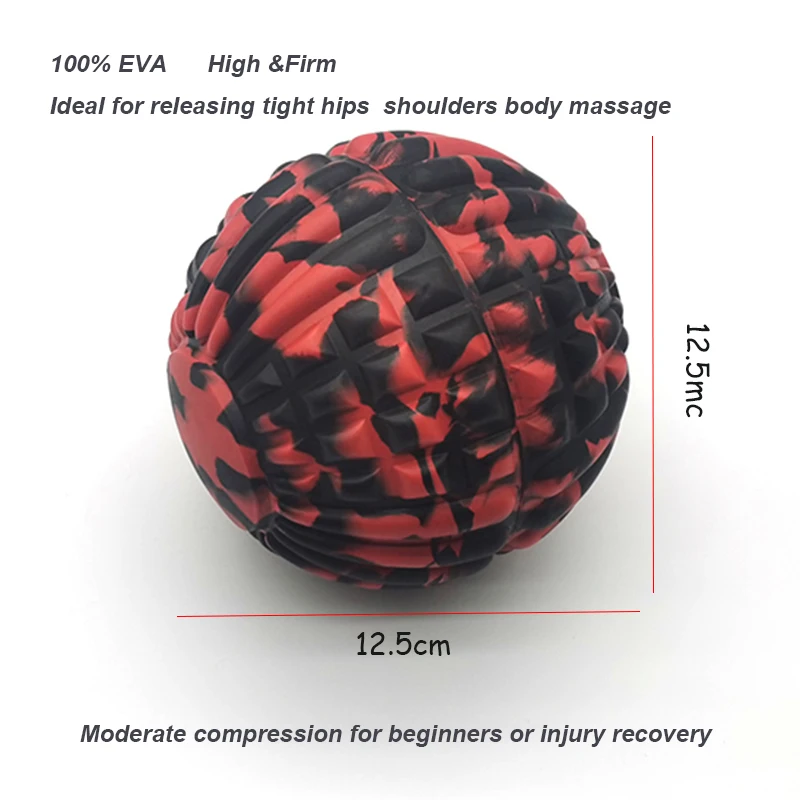 Yoga Massage Ball High Density Hard Deep Tissue Exercise Pain Relief Leg Back Neck Waist Relax