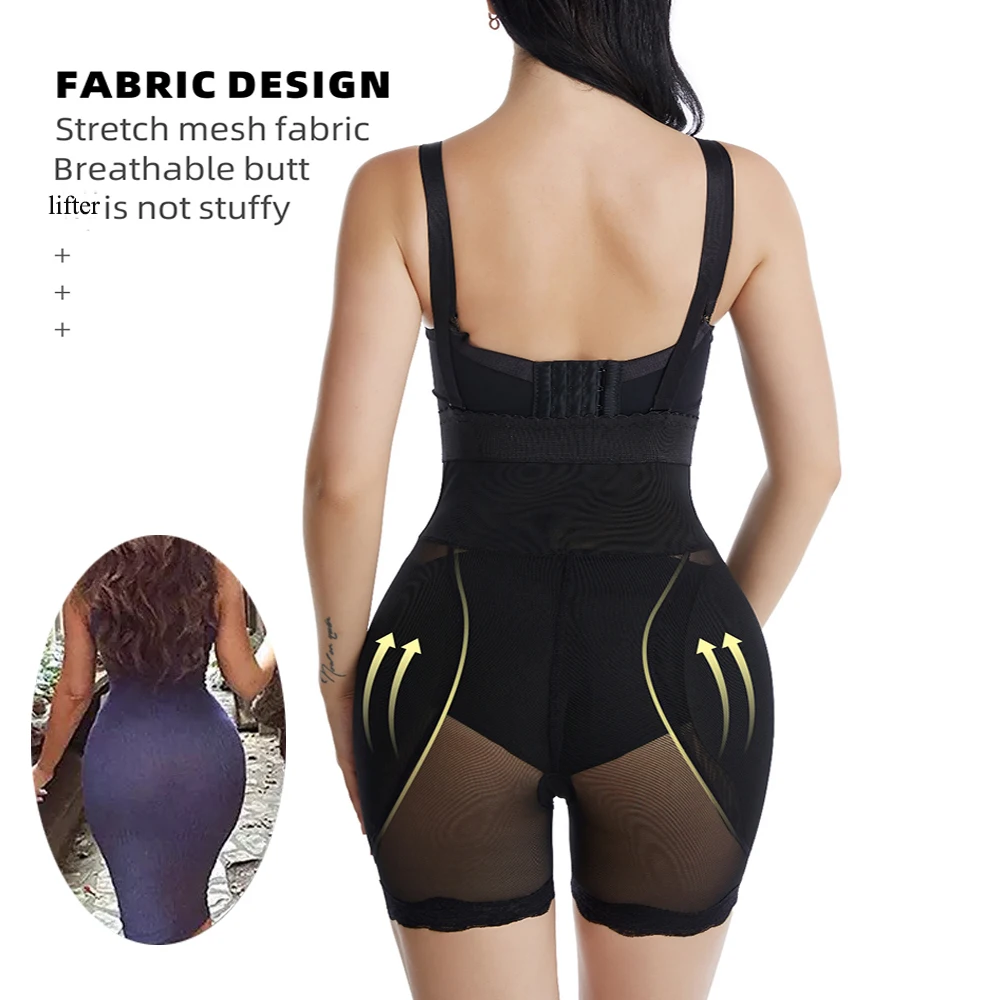 Hip Shapewear with Buttlifter Women Butt Pad Underwear High Waist Trainer Body Shaper Hip Enhancer Shapewear