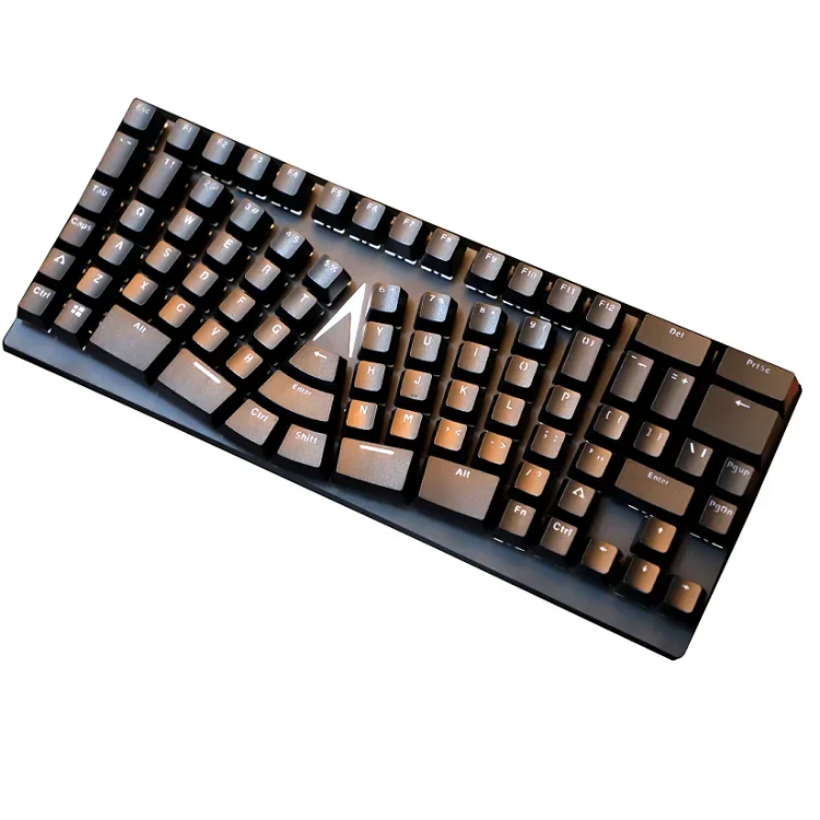 X Bows 86 keys ergonomic Type-C 16 RGB GATERON switch gaming Mechanical keyboard