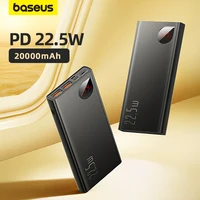 Baseus Power Bank 20000mAh Portable Charger Powerbank 10000mAh External Battery PD 22.5W Fast Charging For iPhone 16 15 Xiaomi 1
