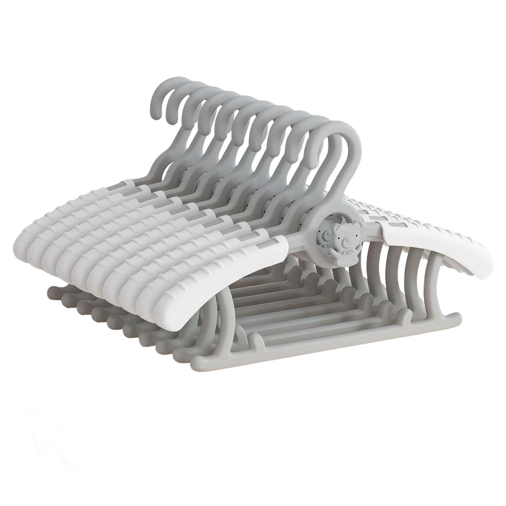 10 pezzi estensibile appendiabiti per bambini salvaspazio Baby Nursery armadio appendiabiti per bambini appendiabiti per ragazza ragazzo bambino bambini