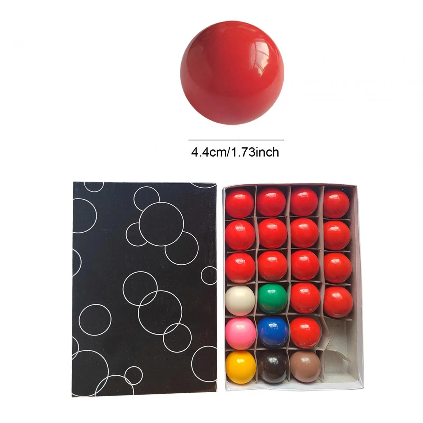 22x Mini Billiards Snooker Balls Set Pool Table Accessories Toys Kids Pool Ball