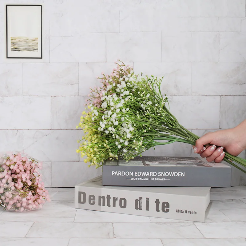 

5pcs Wedding Decoration Handheld Artificial Flower Bundle Valentine's Day Birthday Gift Plastic Full Sky Star Flower Bundle