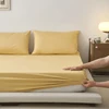 Bonenjoy 1pc Fitted Sheet Pure Cotton Bed Cover Elastic Bedsheet High Quality Mattress Protector drap de lit (No Pillowcase) 3