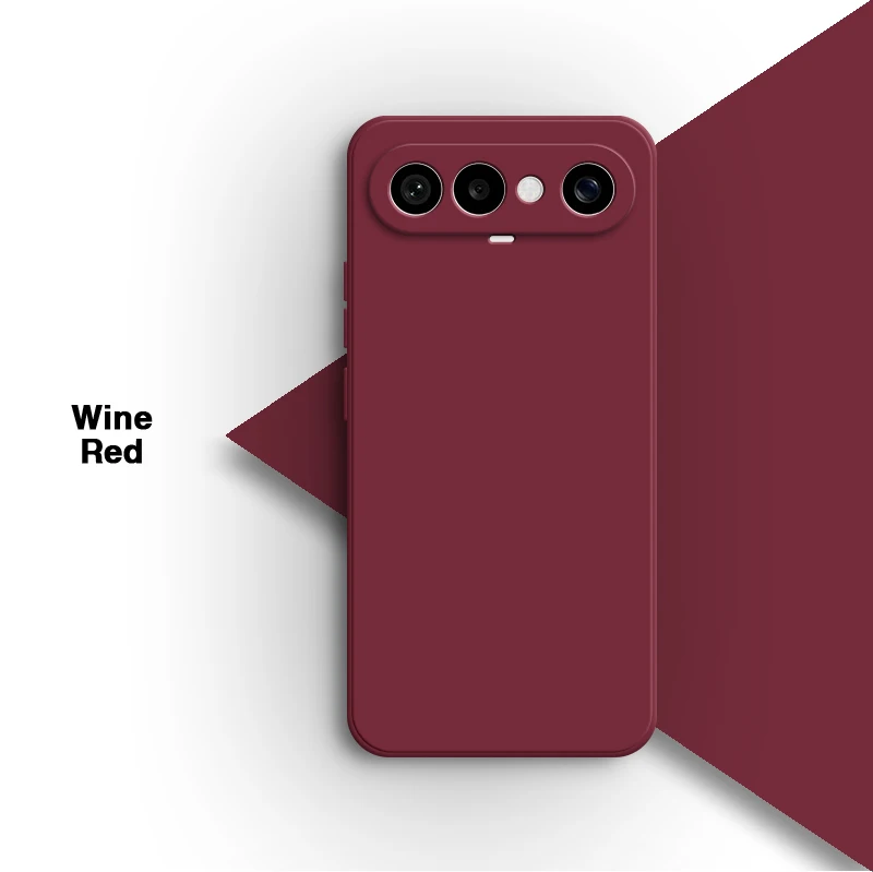 Premium Soft Silicone Phone Case with Internal Flocking and Square Design