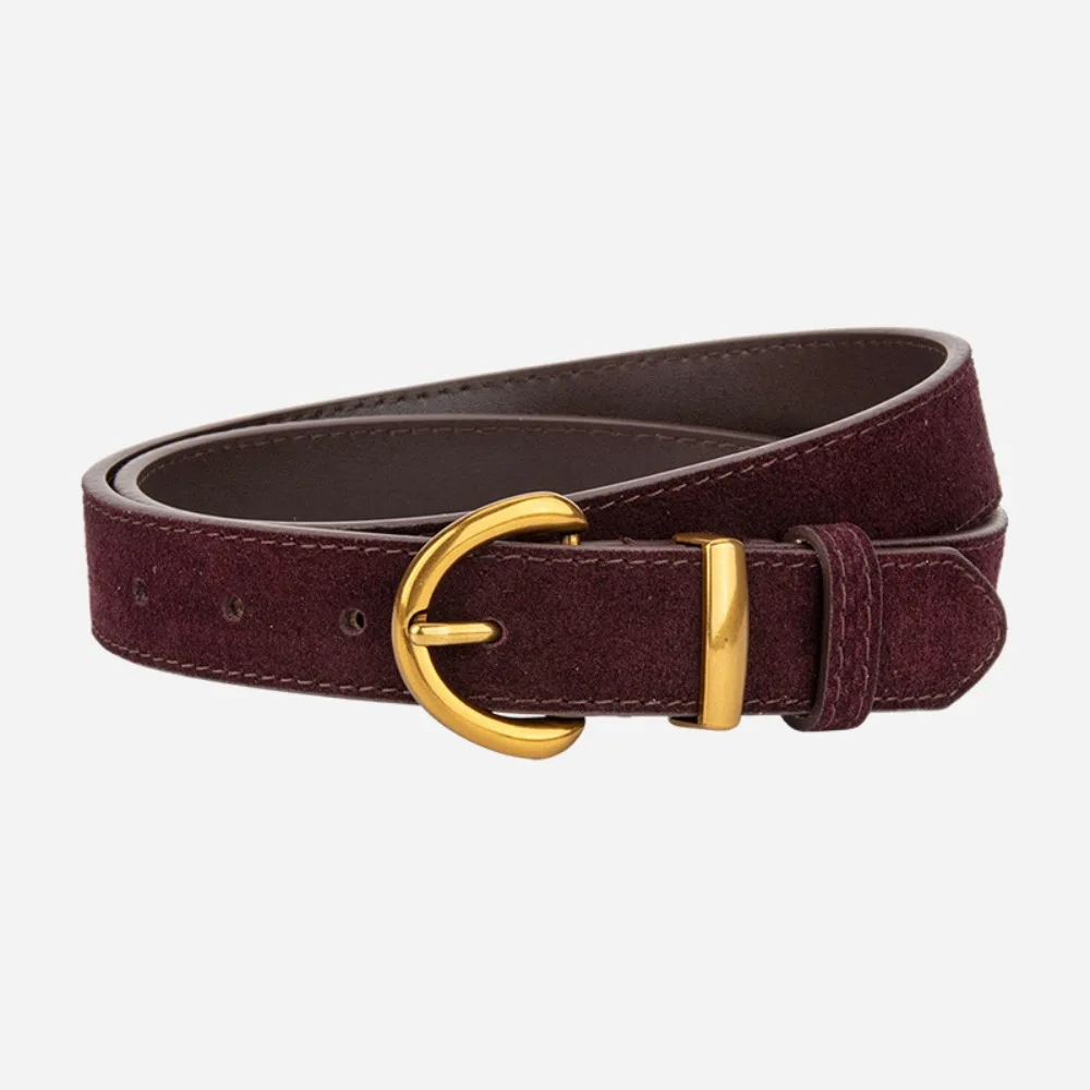 Women's Suede Leather Belt