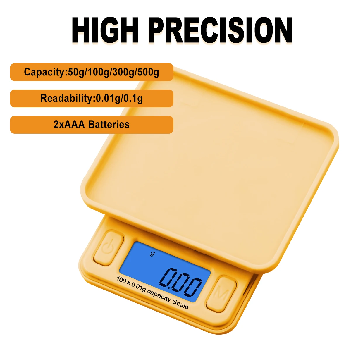 Precision Pocket Scale 200g X 0.01g, Digital Gram Scale Small Herb Scale  Mini Food Scale Jewelry Scale Ounces