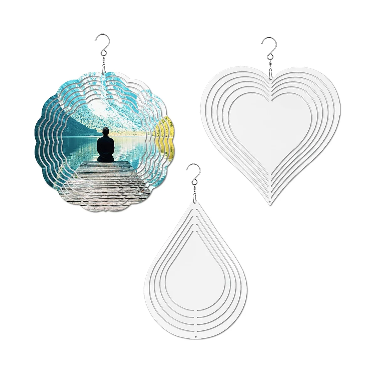 

Сублимационные заготовки для спиннера, металлические заготовки для ветра, кинетические скульптуры для сада, окна, двора