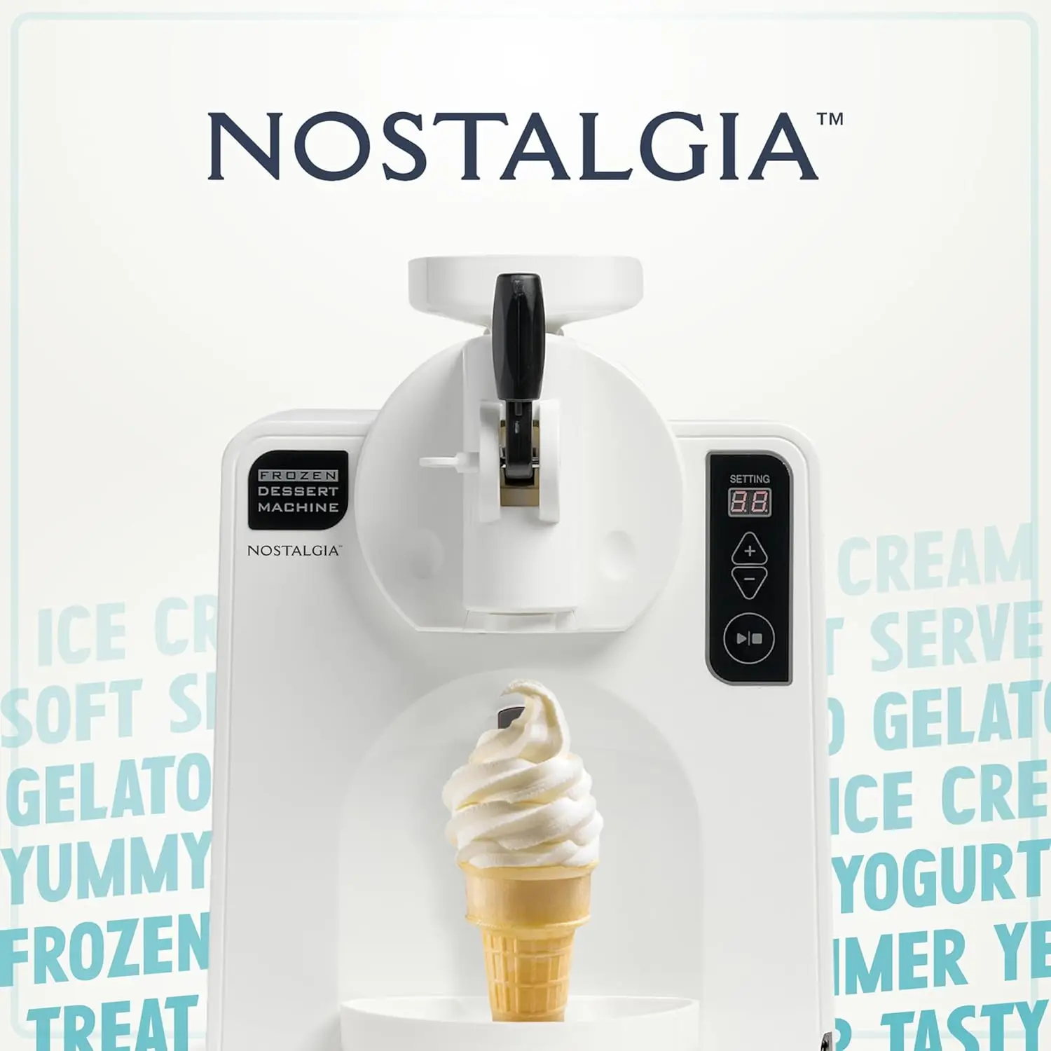 Easy-Dispensing Soft Serve Ice Cream & Frozen Dessert Machine, Makes 1 Quart of Ice Cream, Milkshakes, Frozen Yogurt, Gelato 6
