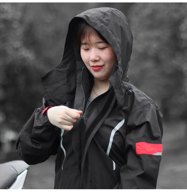 WOSAWE-chubasquero para motocicleta para hombre y mujer, traje de chaqueta  para Moto, ropa de lluvia para exteriores, mono, abrigo impermeable -  AliExpress