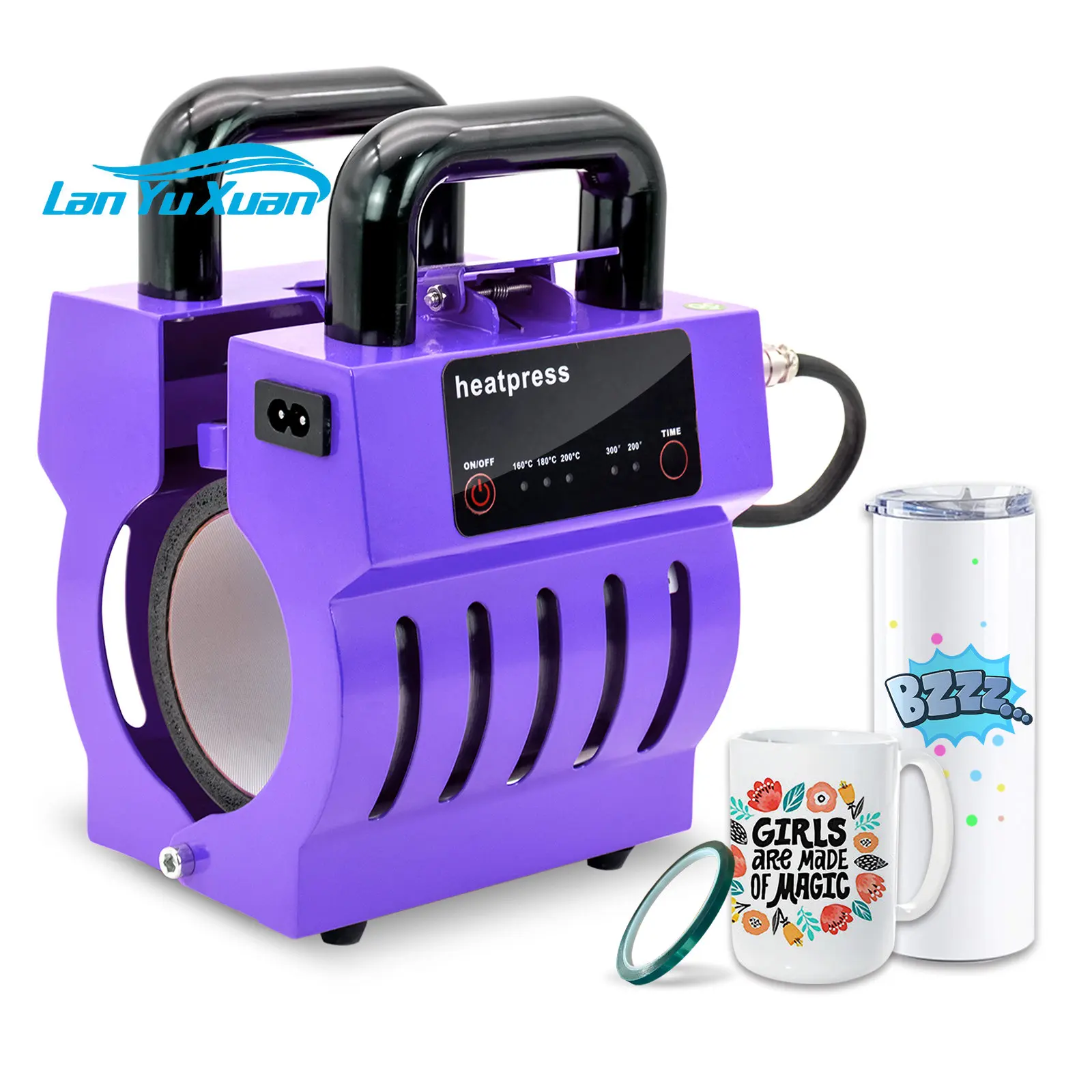 

Portable Mug Heat Press Machine for 11oz-15oz Coffee Mugs Sublimation Blanks Tumbler Ceramic Mugs Cup Heat