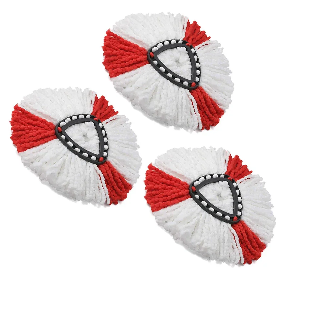 Microfiber Mop Pad 3 Packs Mop Replacement Head for Vileda O-cedar