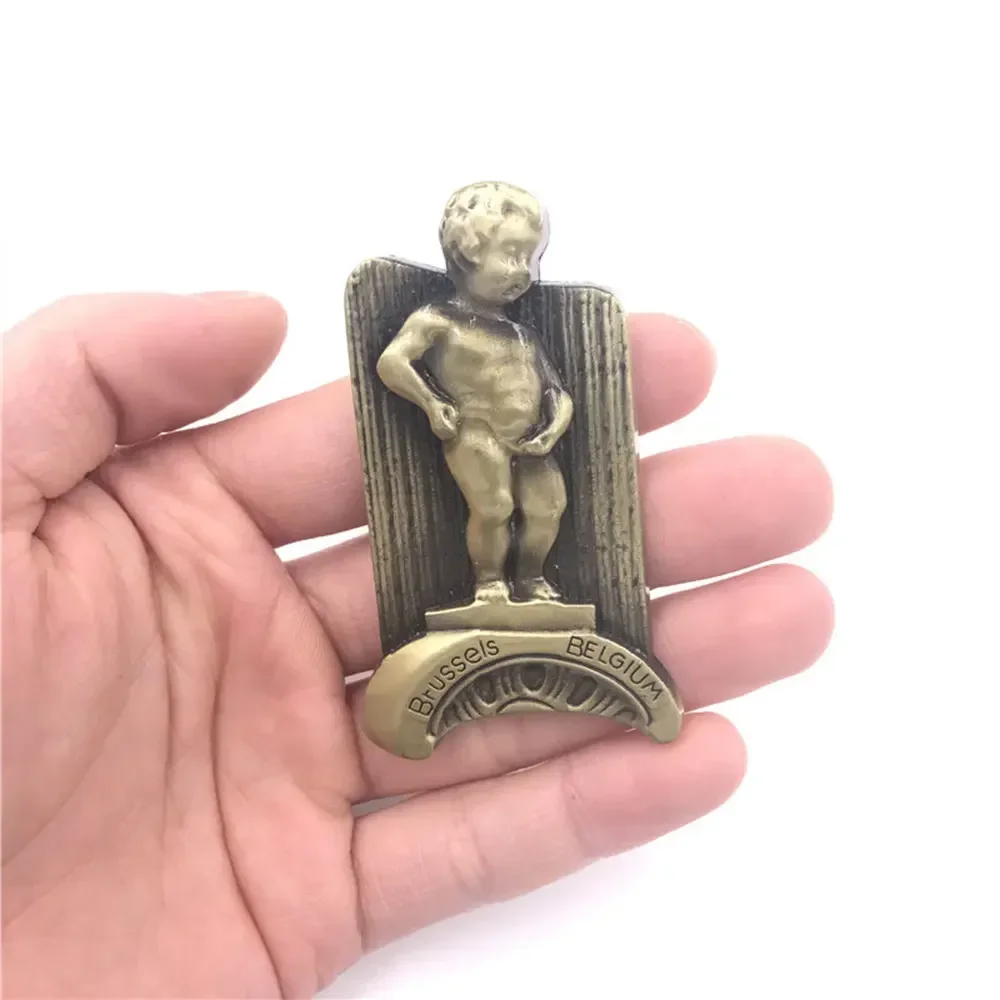 World Travel Landmark Refrigerator Magnet - Metal Keepsake