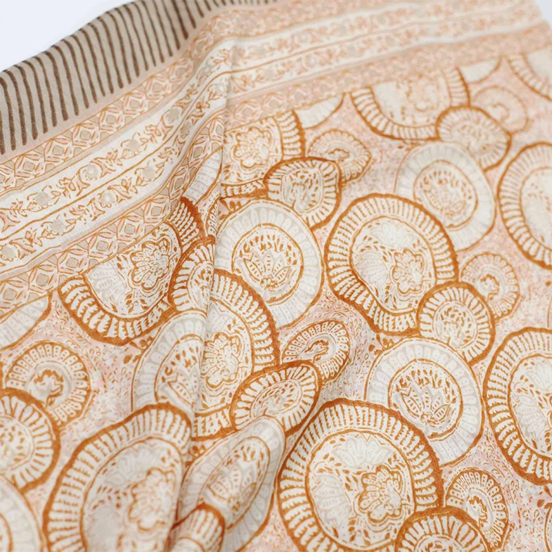 2024 neue Mode Luxus Damen Damen Schal weibliche Baumwolle Leinen Schal Quaste vier Jahreszeiten vielseitige Blumen muslimischen Hijab 90*180cm – Detail 17