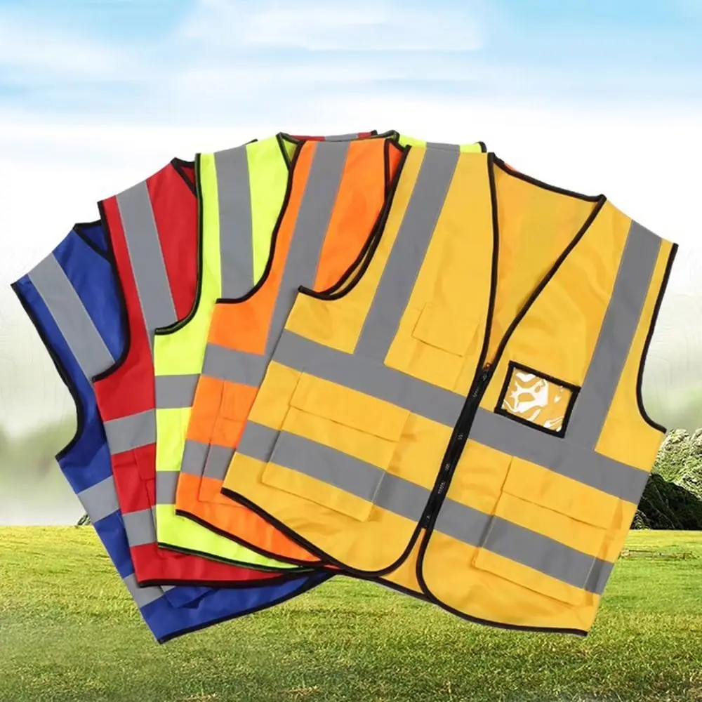 High Visibility Reflective Safety Vest Wear Resistant Breathable Traffic Waistcoat Comfortable Fashion Cycling Safe Jacket