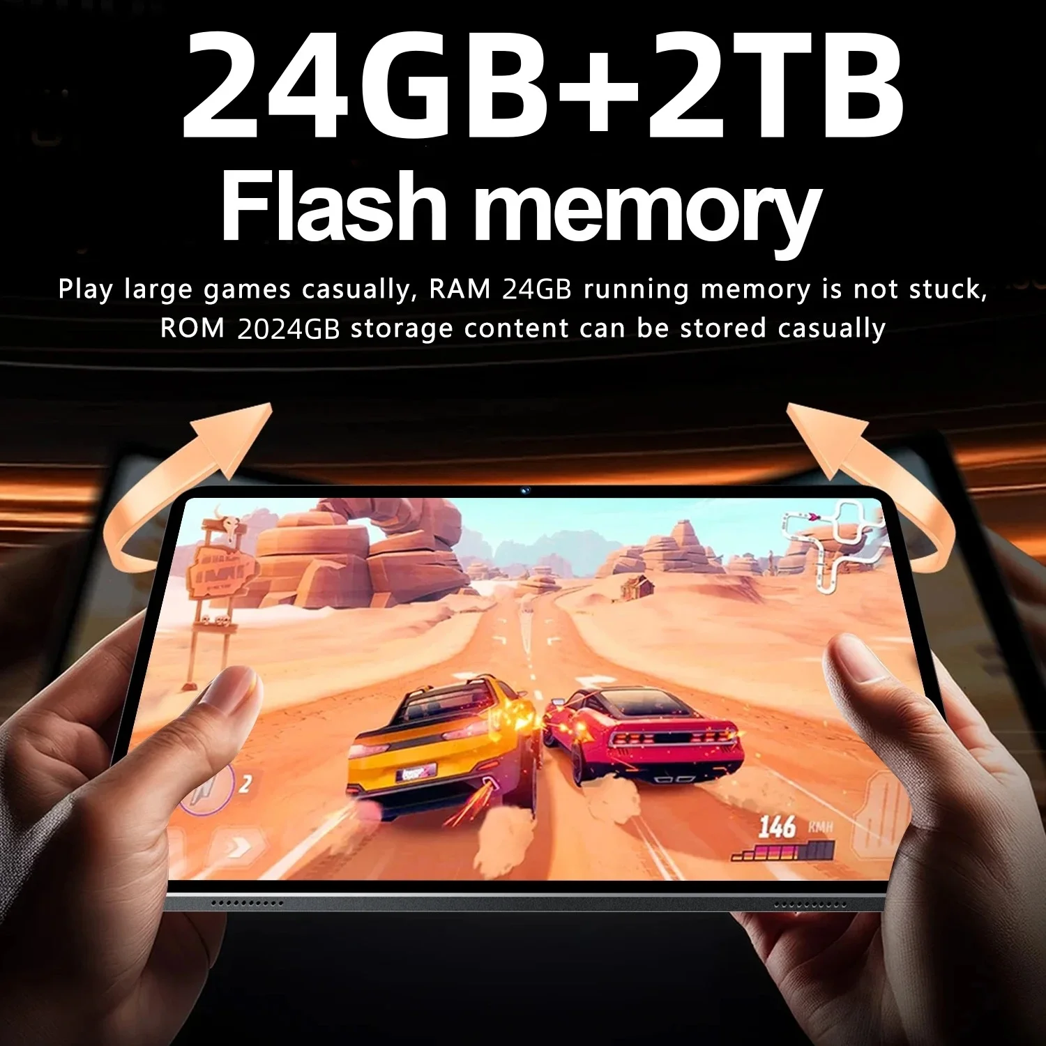 2026 S27 Ultra 12 Zoll Android 15 5G Tablet 24GB+2TB 20000mAh Original Global Version Snapdragon 8gen3 Dual-SIM WIFI 4K_voghion.com