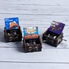 Halloween Wooden Hand-cranked Music Box, Horror Night Painted Music Box, Wooden Pumpkin Ornament, Ghost Festival Gift, Music Box 2