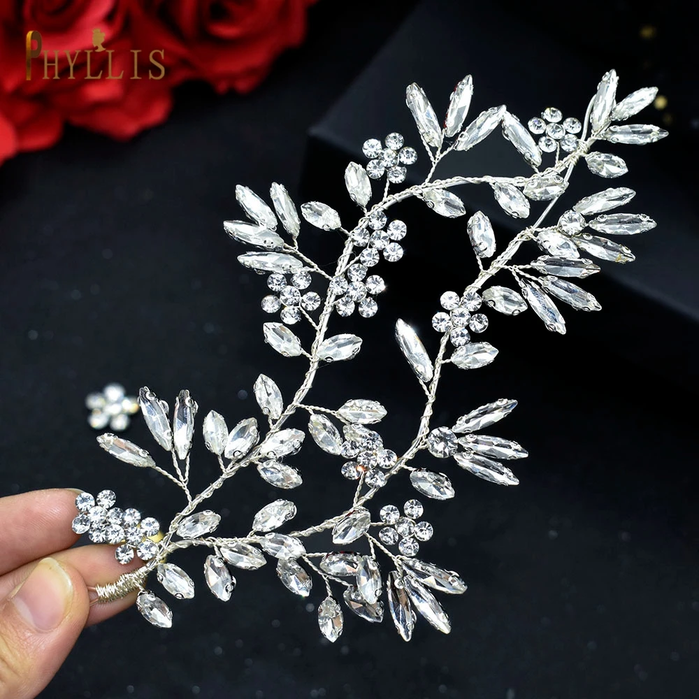 A330 Rhinestone Wedding Headband for Women Tiaras Wedding Hair Accessories Crystal Bridal Headwear Birthday Girl Headpiece