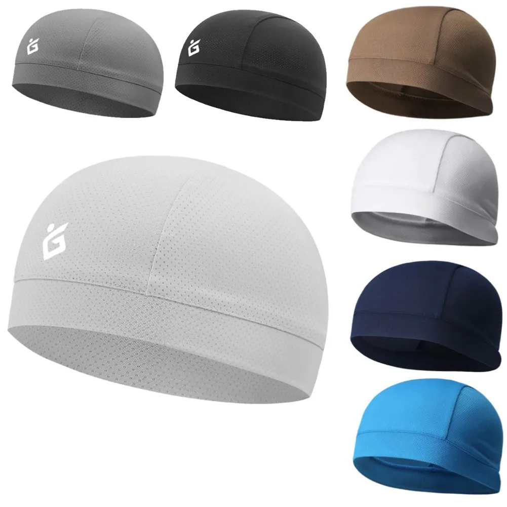 Cooling Skull Cap Breathable Summer Cycling Caps Ice Fabric Anti-UV Bicycle Head Scarf Helmet Liner Sports Fishing Running Hat