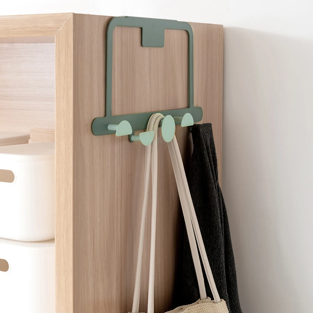 

Behind the Door Hook Hanger to Storage Clothes Bag for Bedroom Bathroom Strong Weight-bearing Rack 2 Types of Reinforcement