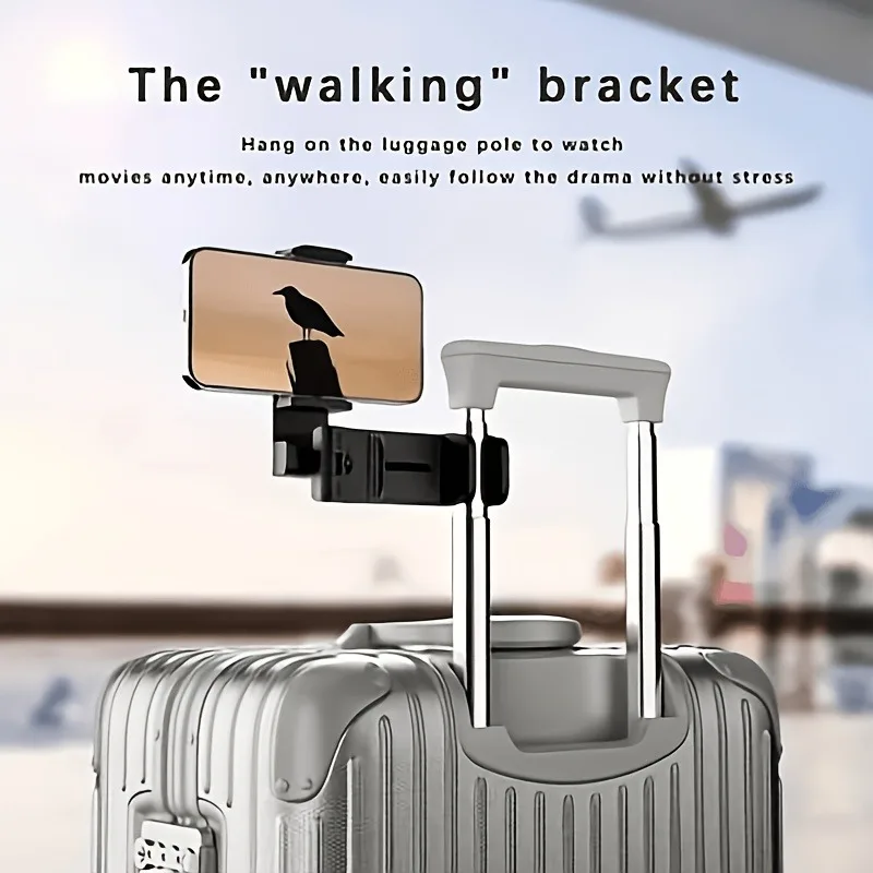 Compact Rotatable Travel Phone Stand with Adjustable Desk Holder