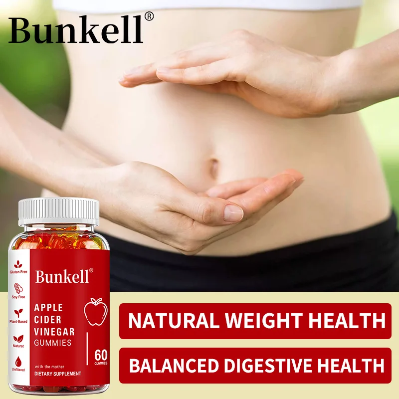 Apple Cider Vinegar Gummies-Weight Management, Digestive Health, Immunity-Vitamin B12, Gluten Free, Vegetarian, Non-GMO