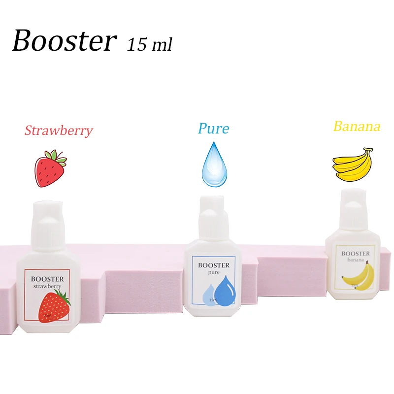 5 Bottiglie Sky Primer Booster Super Bonder Estensione Ciglia Fragola Lunga Durata 15Ml Corea Originale Colla Per Ciglia Finte