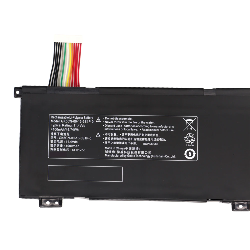 Bateria do Portátil para Mechrevo Gk5cn00133s1p-0 X8ti z2 Machenike T90 Plus T90-t3p F117-b F117-b6 Gk5cn Gk5cn4z Gk5cn5z Gk7cn6z Baterias p/ laptop - Imagem 5