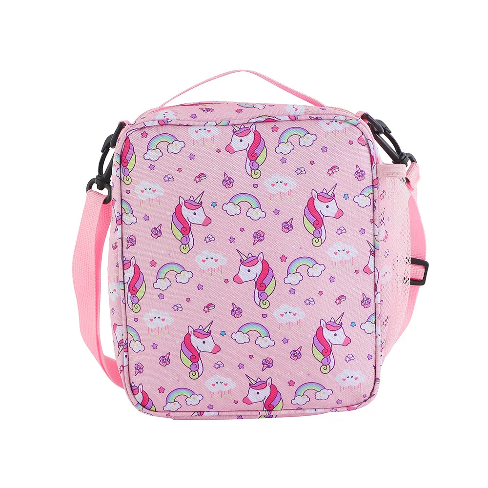 Kawaii Children Cartoon Unicorn Thermal Insulated Lunch Bag Box Portable Boys Girls School Office Picnic Lunch Bag Handbag