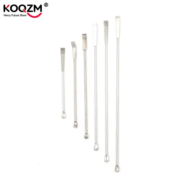 

10cm-22cm Stainless Steel Medicinal Spoon Spatula Shovel Head Experiment Pharmacy Laboratory Teaching Use