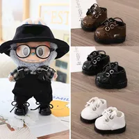 Labubu Doll Accessories 3.8cm Shoes Canvas Shoes Sneakers Fashion Leather Shoes for Doll Labubu Doll Accessories Toys for Kids 1