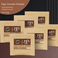Humidor Packets,69% 72% 75% 8 Grams 2-Way Humidity Control Humidor Relative Humidity Packs, Cigar Humidifier Bag CA01 1