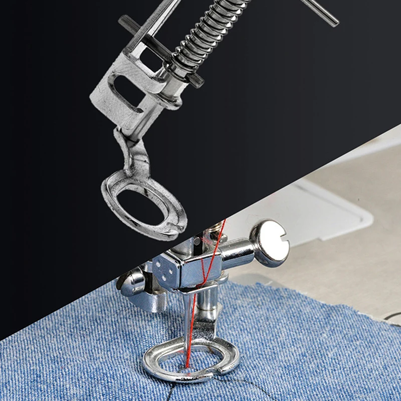 3-Piece Metal Free Motion Presser Foot Set – Works With Singer, Brother, Janome & More Low Shank Machines