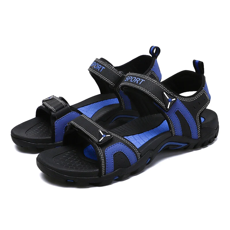 

Fashion Man Beach Sandals 2023 Summer Gladiator Men's Outdoor Shoes Roman Men Casual Shoe Flip Flops Large Size 46 slippers Flat