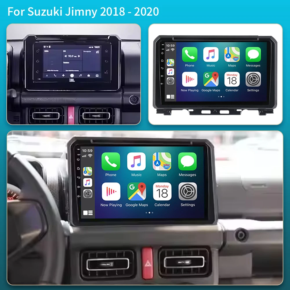 スズキ ジムニー JB64 JB74 2018-2020用 9インチAndroid 16搭載 マルチ