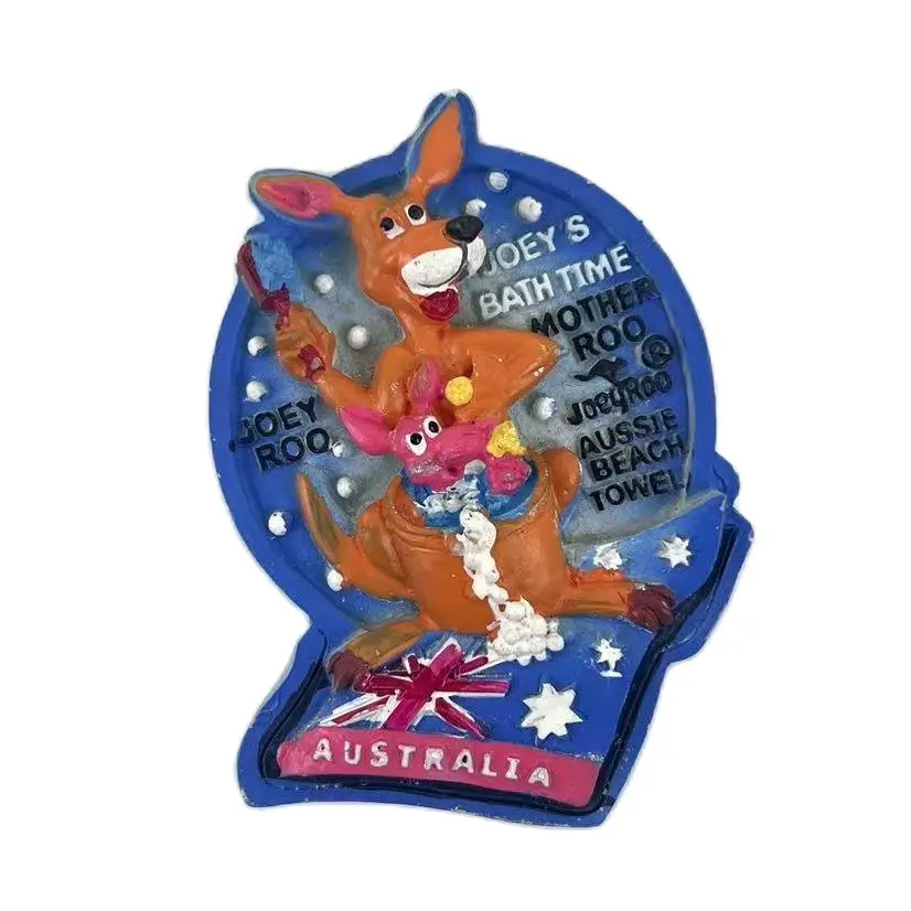 

Australia Fridge Magnet Souvenir Kangaroo Travel Memorial Magnetic Refrigerator Stickers Gift Home Decoration Accessories