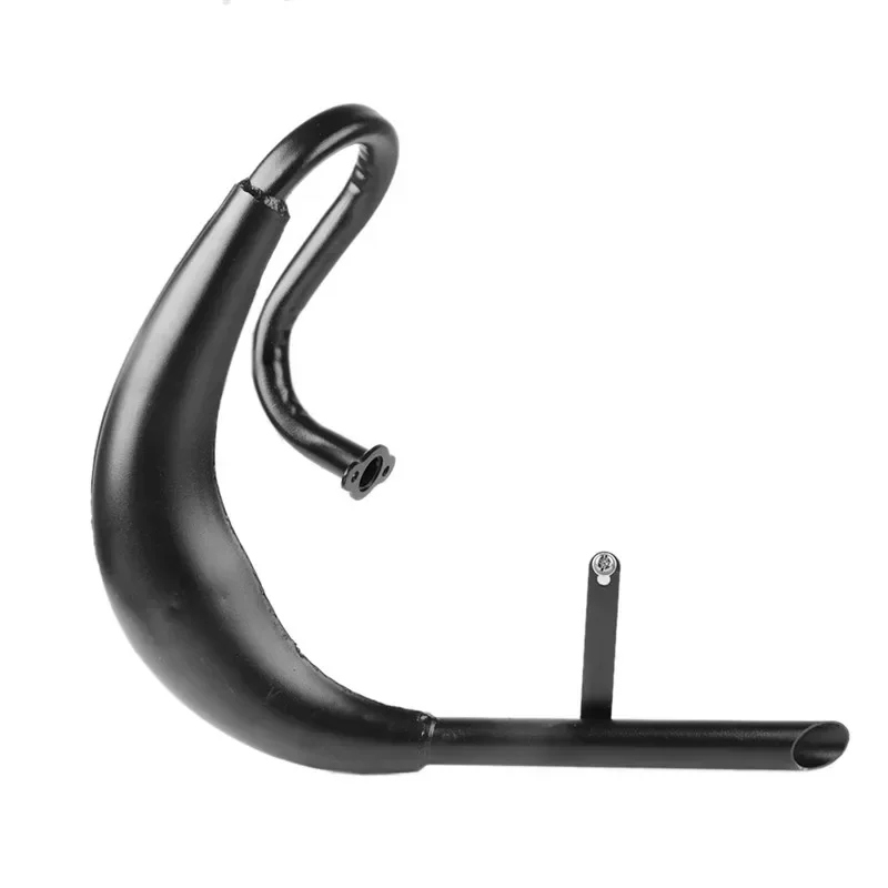 Fatty Belly Pipe Exhaust Muffler Motorized Bike Gas Engine Motor Parts Fit for 50cc 60cc 66cc 80cc 2-Stroke Engine Motor exhaust assembly