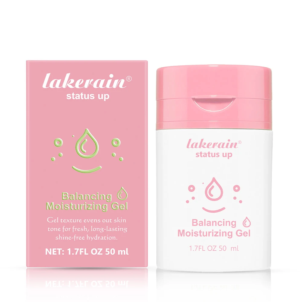1.7FL OZ 50 ml Bubble Skincare Level Up Balancing Face Moisturizer Hydrating Gel Product Skin Care for Oily or Combination Skin