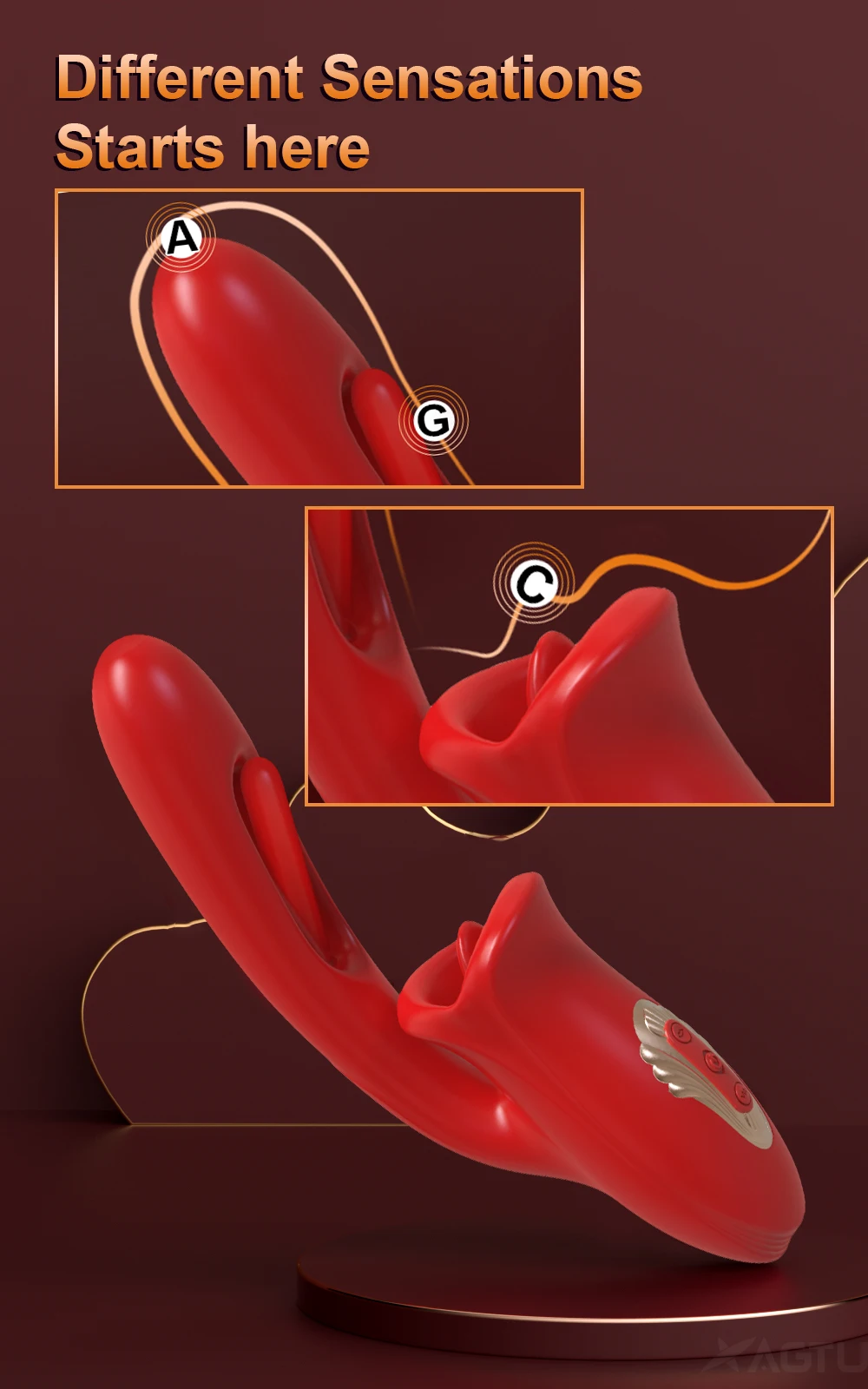 Tapping Flapping Vibrator for Women Tongue Licking Clitoris Clit Sucker Stimulator Powerful Female Sex Toy Woman Adult 18