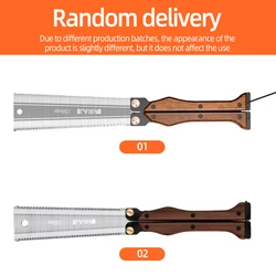 AIRAJ Double-Sided Folding Pruning Saw - Anti-Slip, Durable, Industrial-Grade Gardening and Camping Tool - New folding saw
